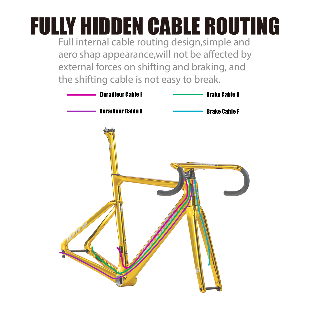 AURUM——Carbon Electroplated Gold Painting Road Bicycle