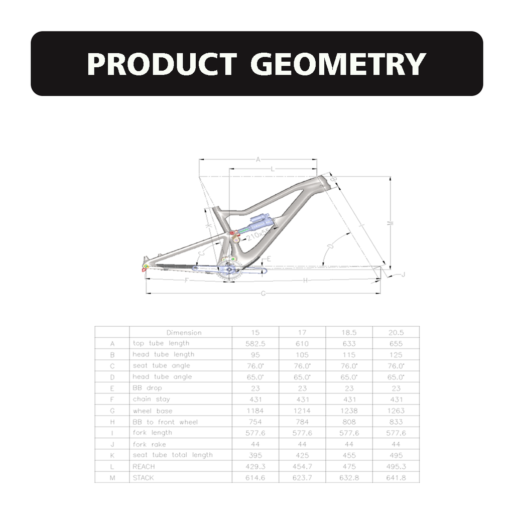 FS830 Carbon Full Supension Frame